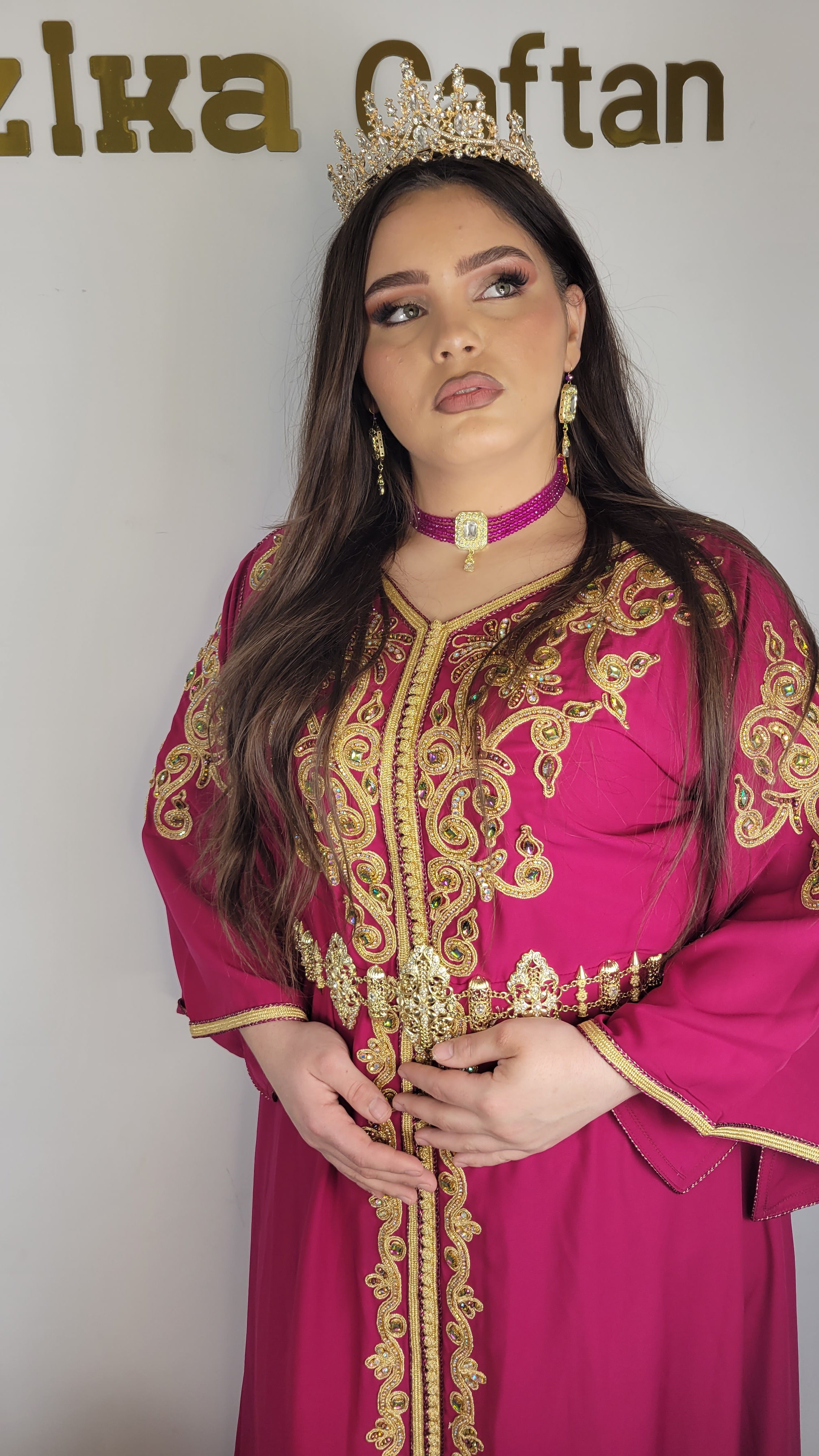 Caftan cloche grande taille