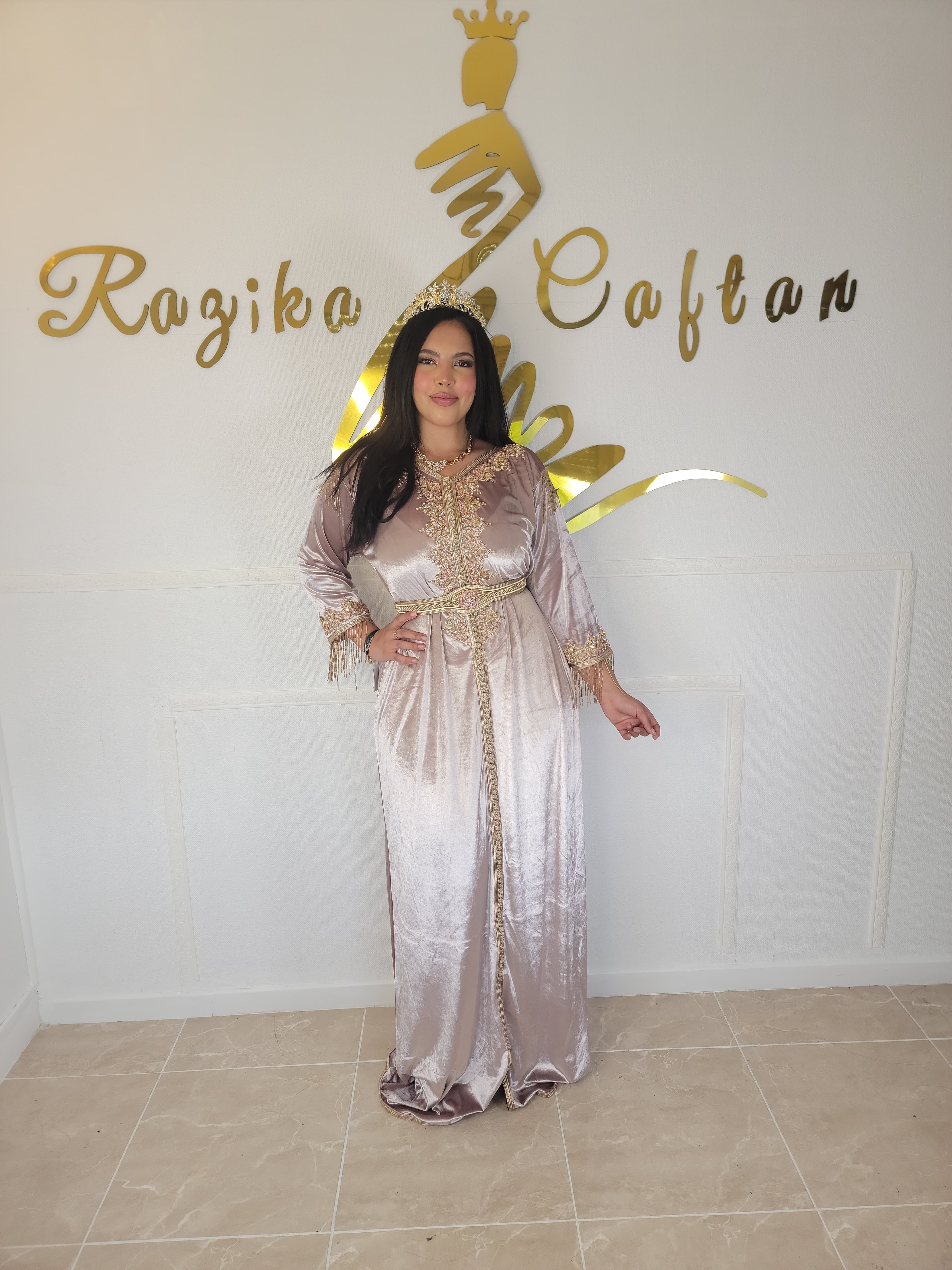 Caftan double Face velours