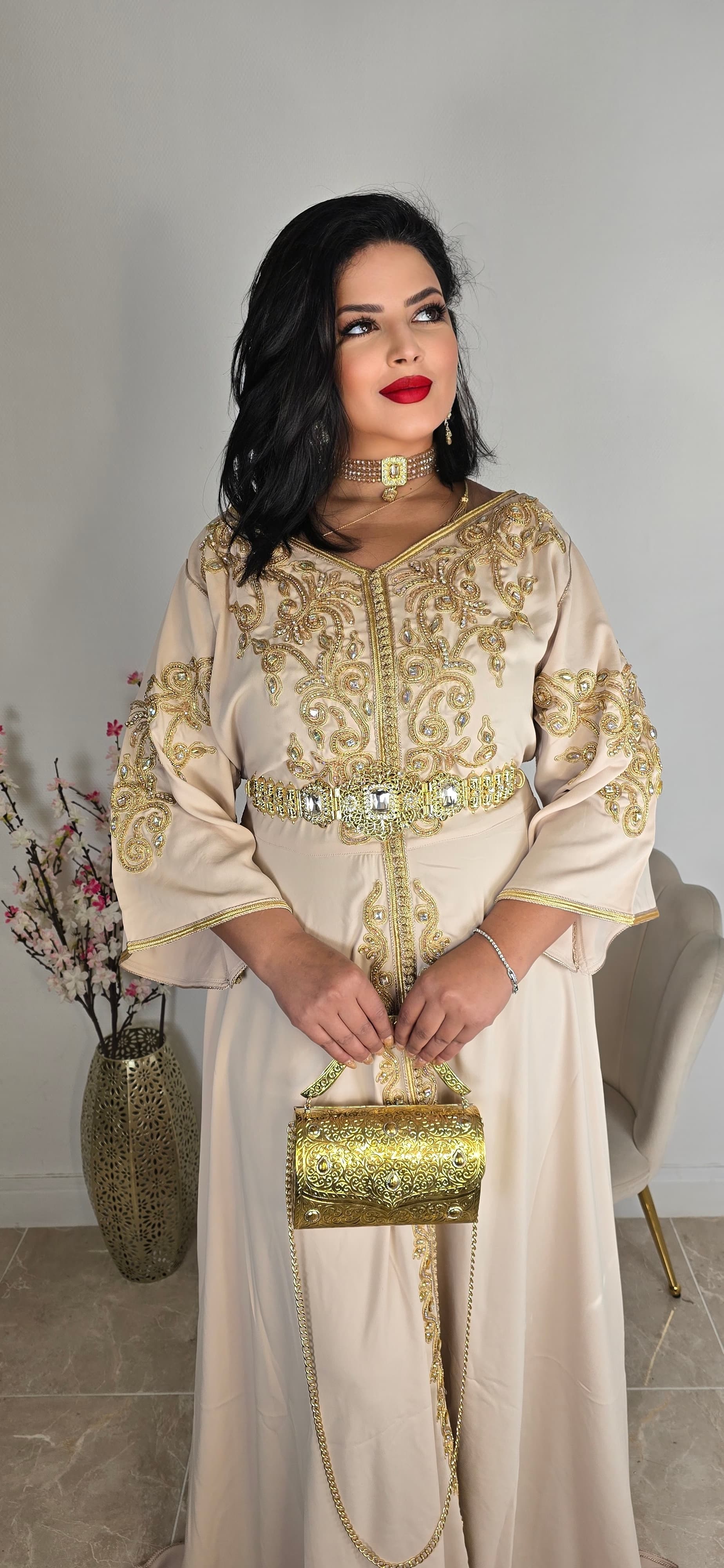 Caftan cloche grande taille