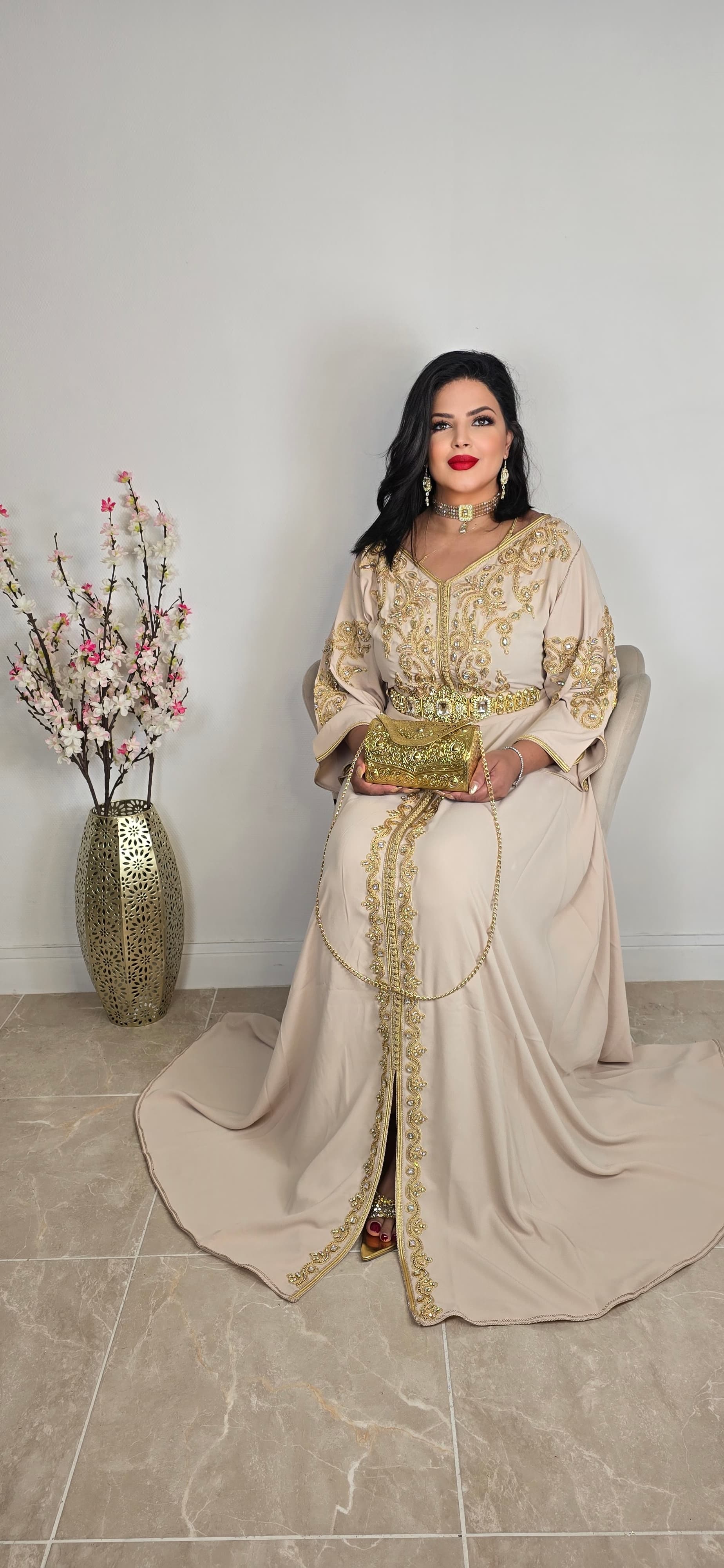 Caftan cloche grande taille