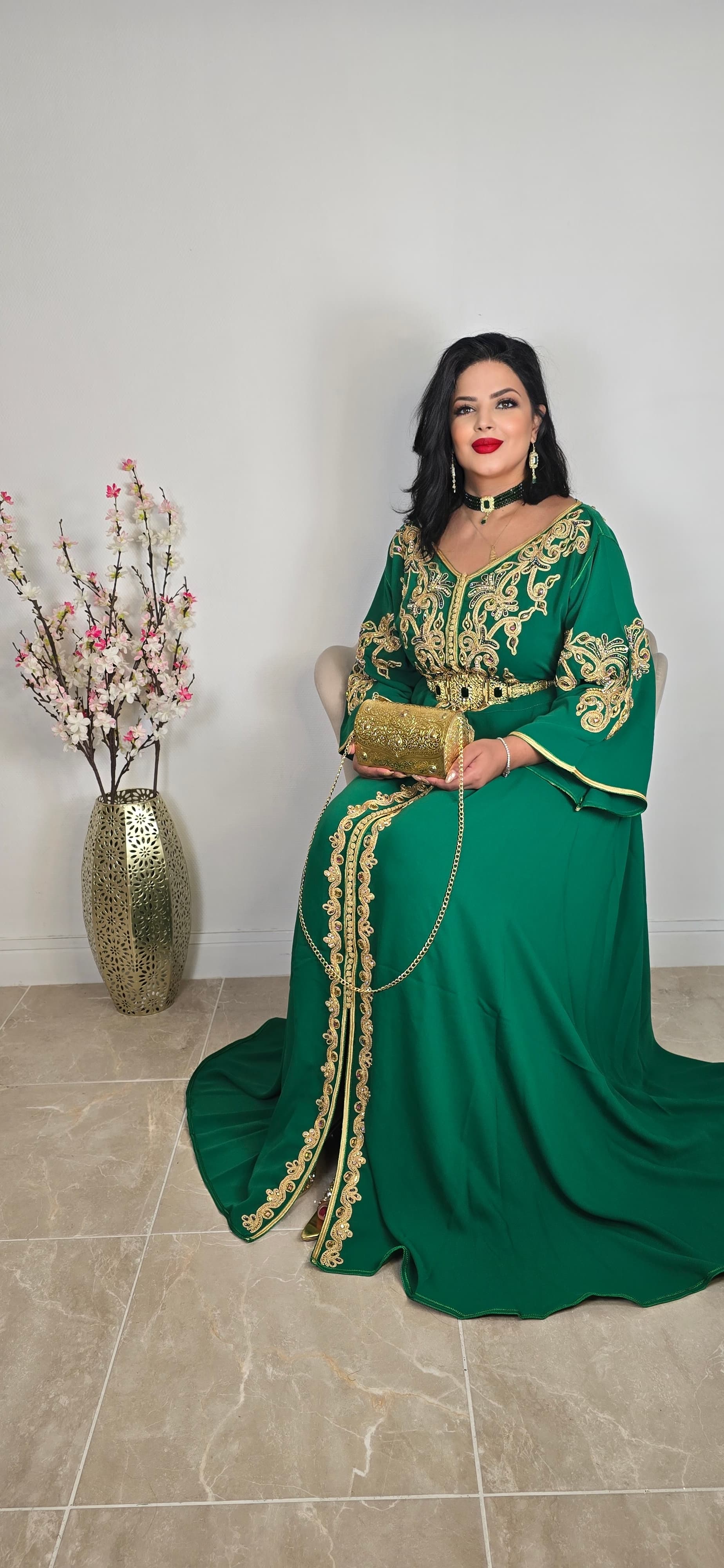 Caftan cloche grande taille