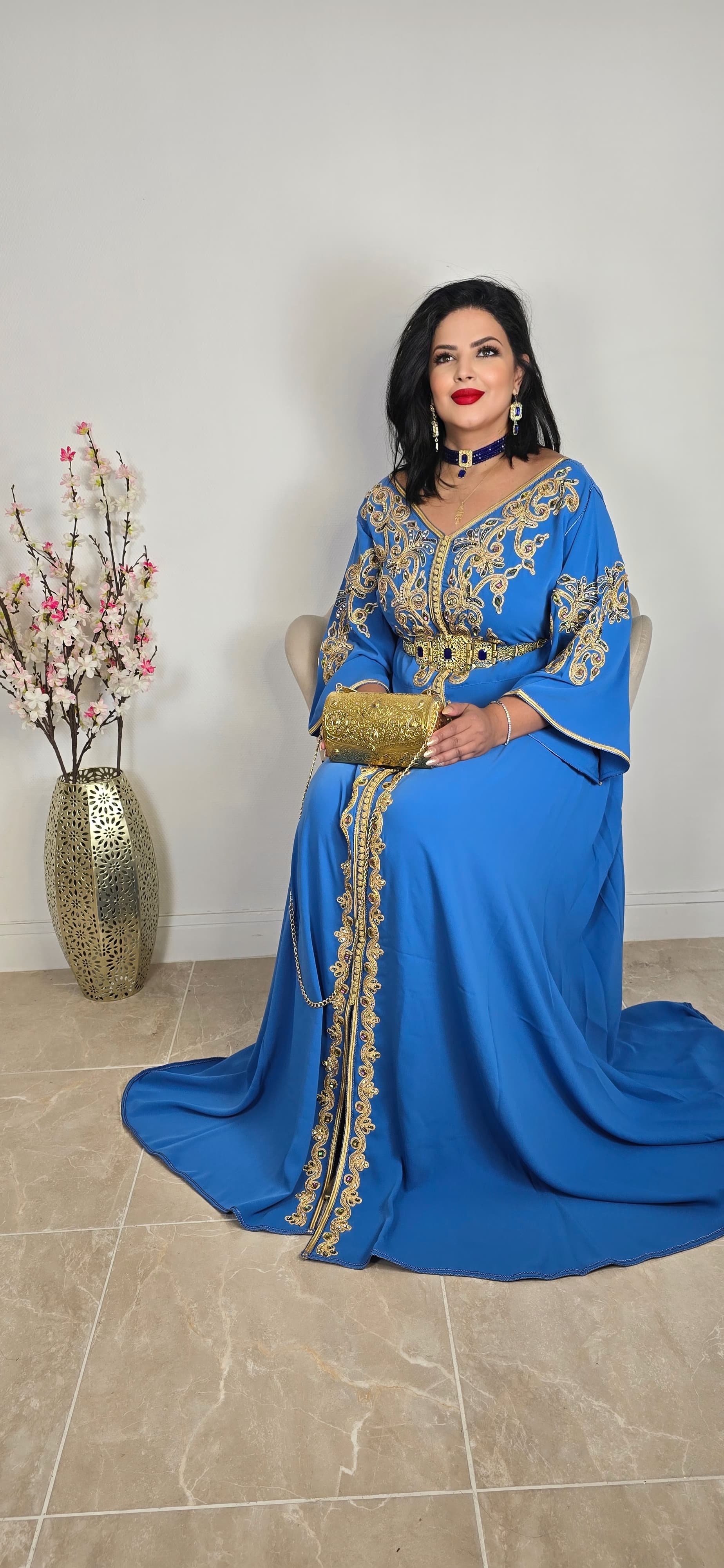 Caftan cloche grande taille