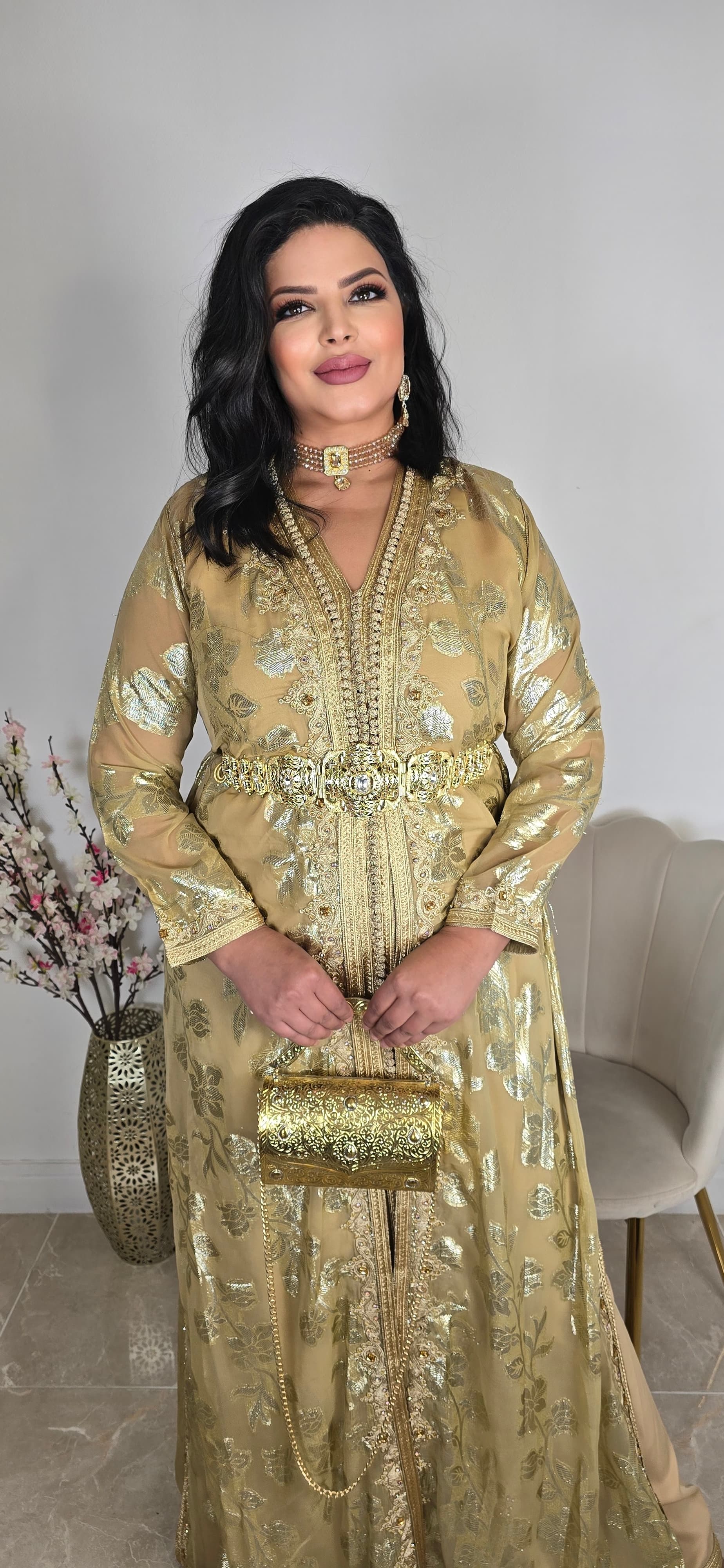 Takchita caftan deux pièces