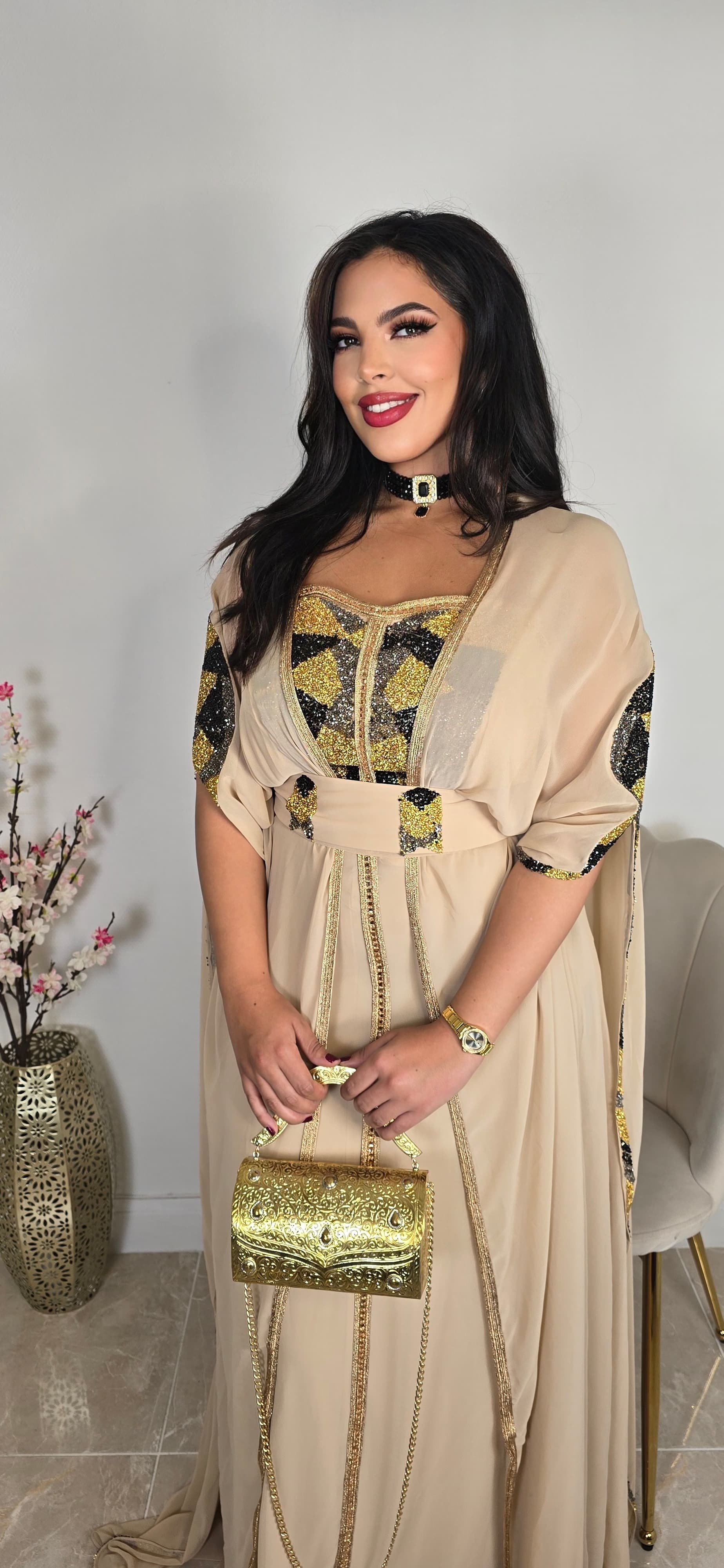 Robe de soiree oriental