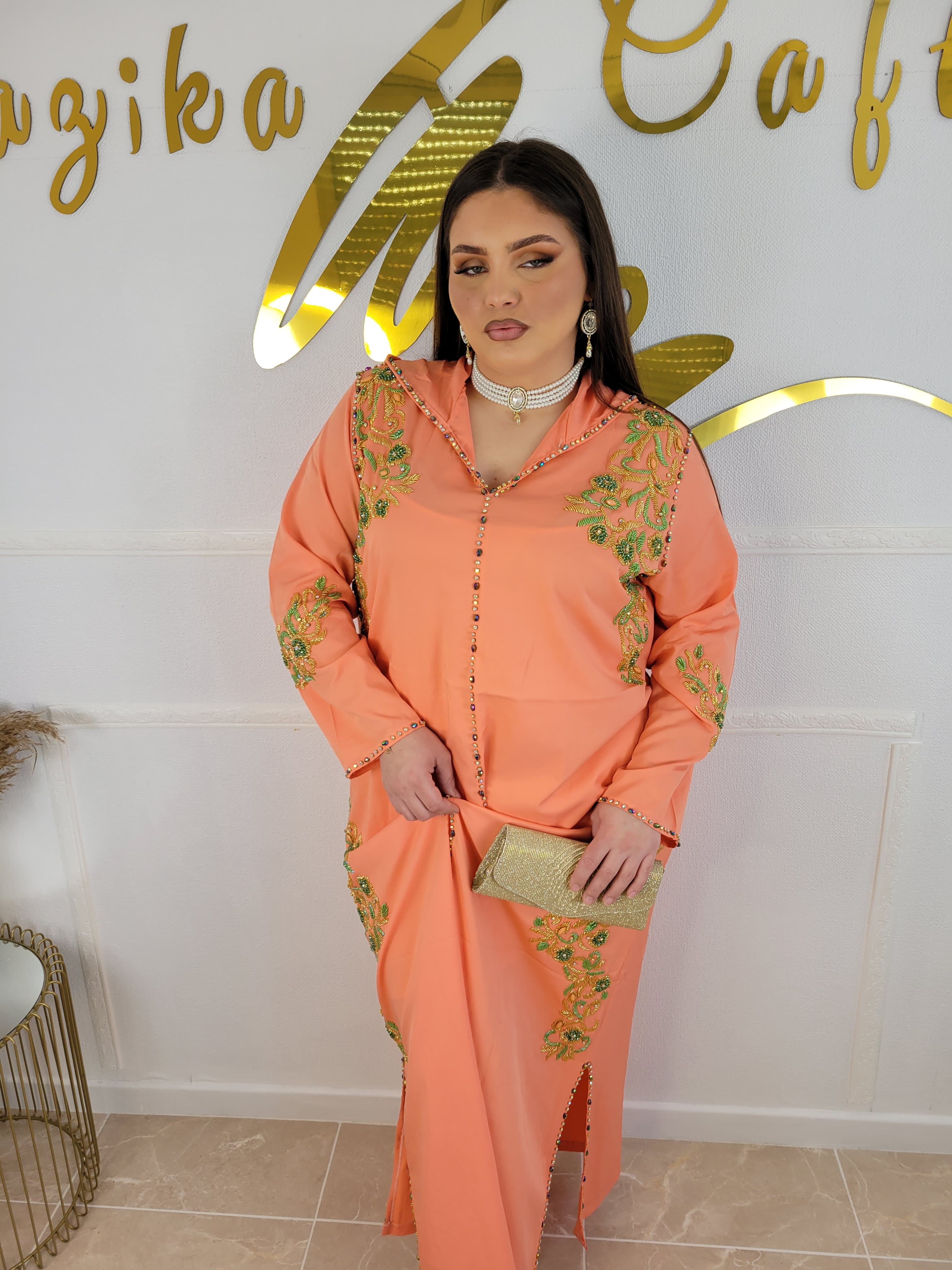 Jellaba Jouda perlée