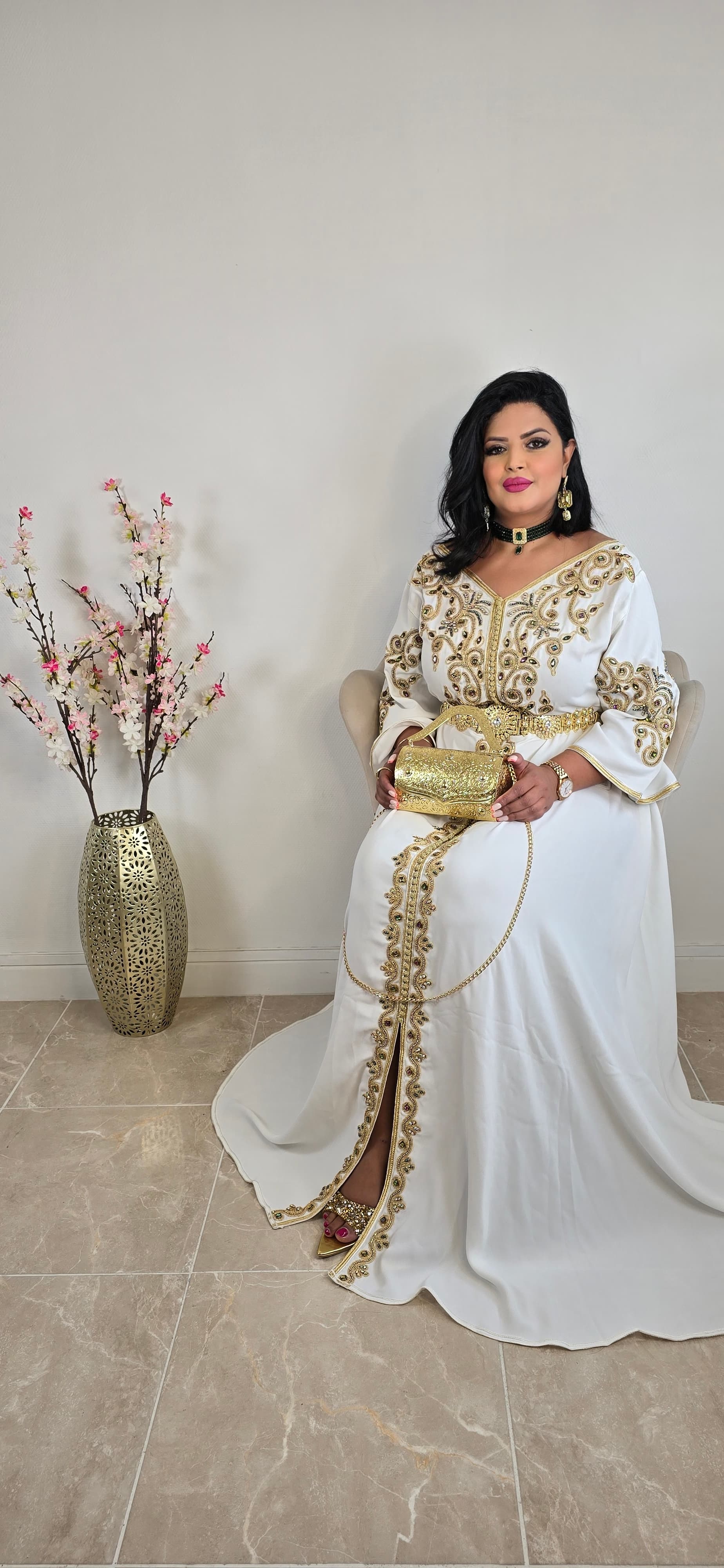 Caftan cloche grande taille