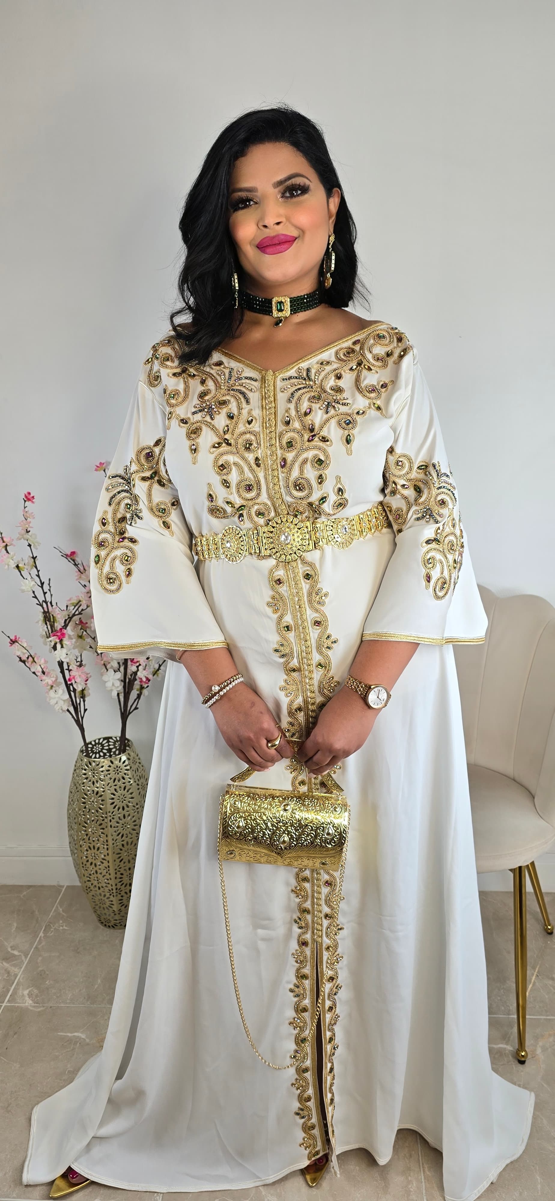 Caftan cloche grande taille