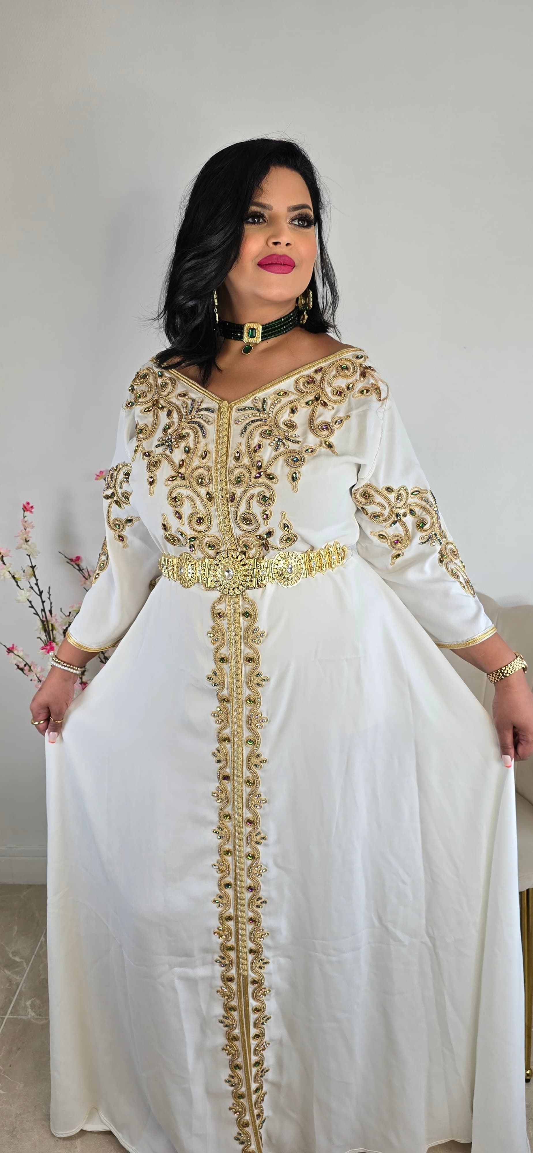 Caftan cloche grande taille