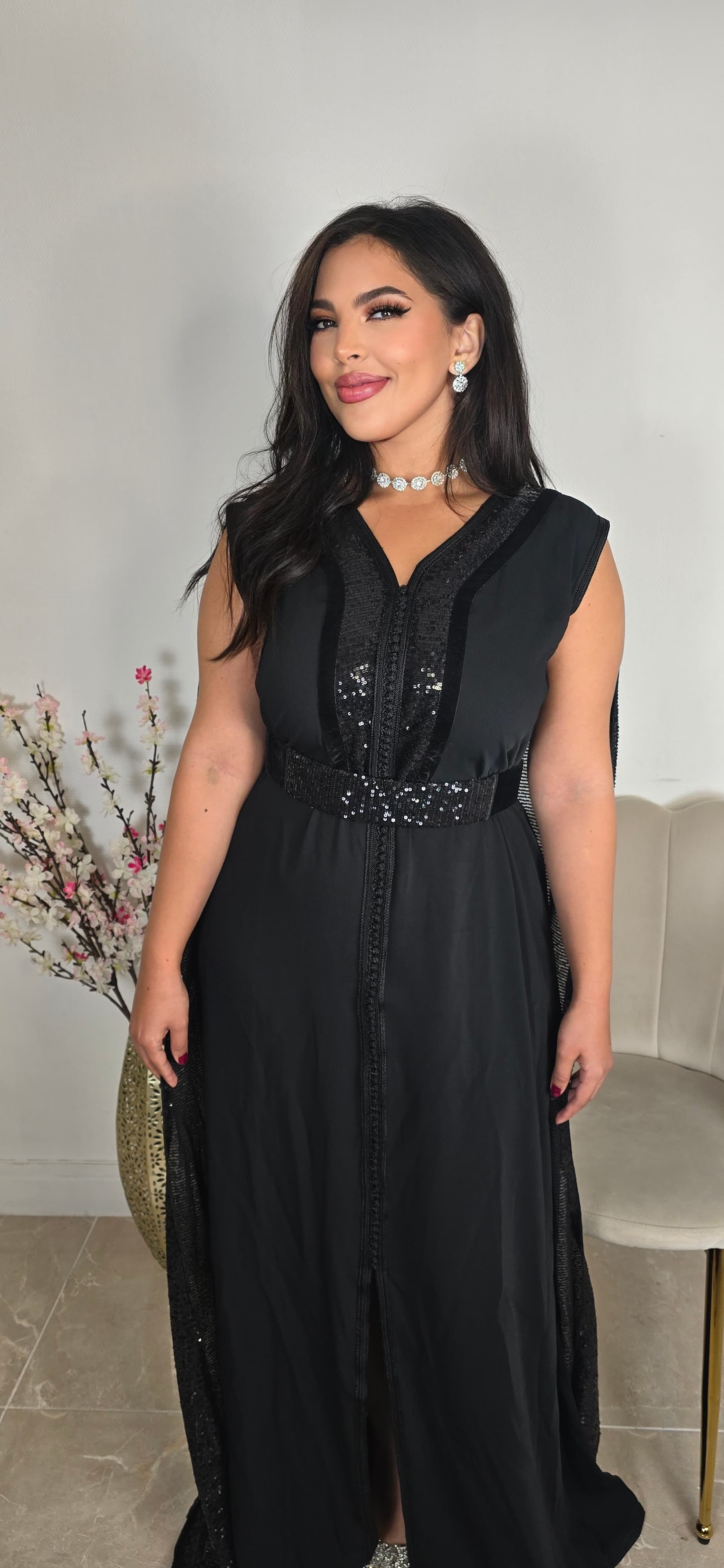 Caftan moderne cap collé